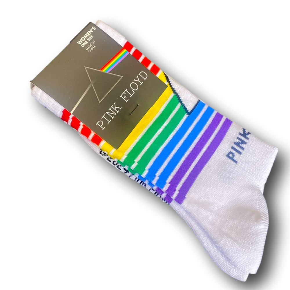 3/$20 Pink Floyed Funny Novelty Crew Socks - NWT - Picture 3 of 3